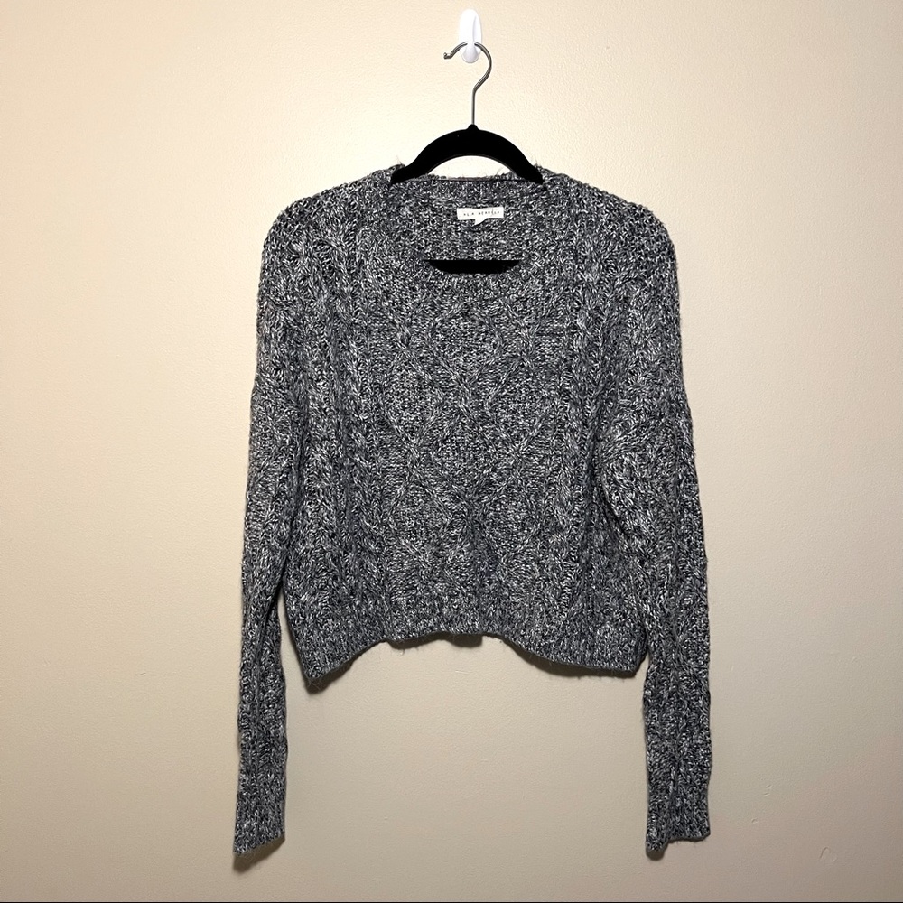 Cable knit sweater